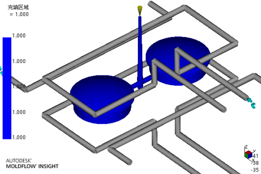 端盖注塑成型工艺及模具设计-含模流缩略图